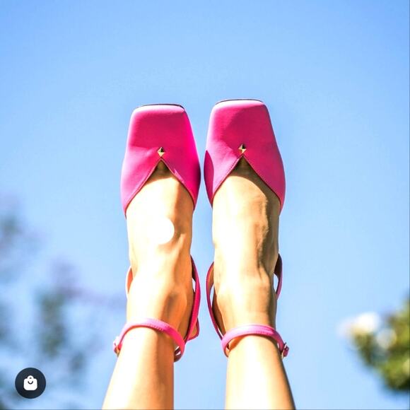 TIANNIA BARNES Pink Hope Ankle Strap Heels – High - Picture 2 of 8